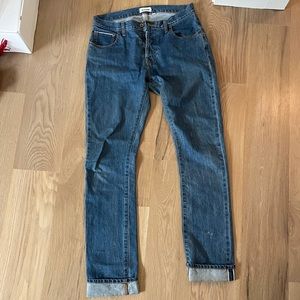 Washed selvedge Taylor stitch denim size 32